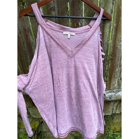 Strappy magenta top - Express - sz L - Picture 2 of 2